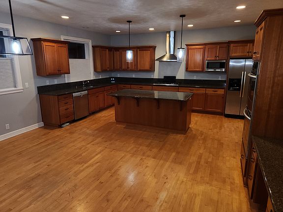 Kitchen with eating nook.