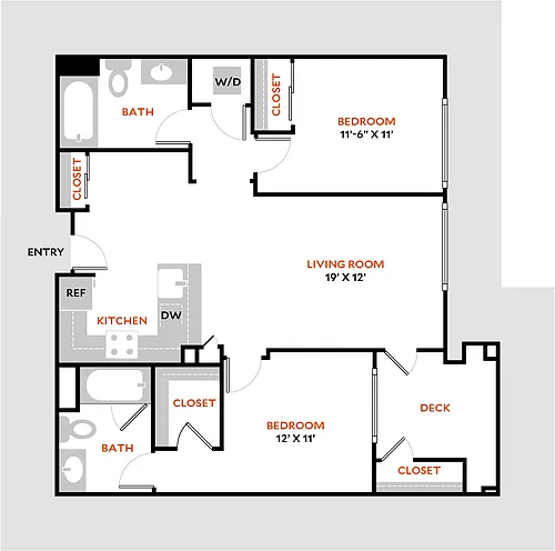 Floor plan Plan 2E