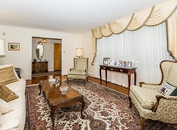Living room looking into the foyer