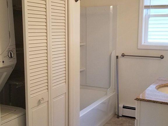 Washer dryer with closet storage