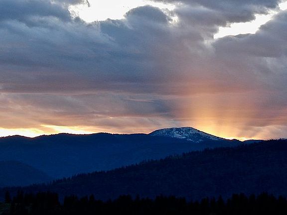 Sunset off the deck.