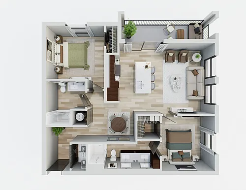 Floor plan B3