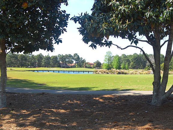Views look over the Raven #3 green, #2 tee and #4 tee and green
