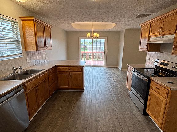 Large Kitchen with Stainless Appliances