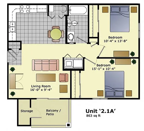 Floor plan 21A
