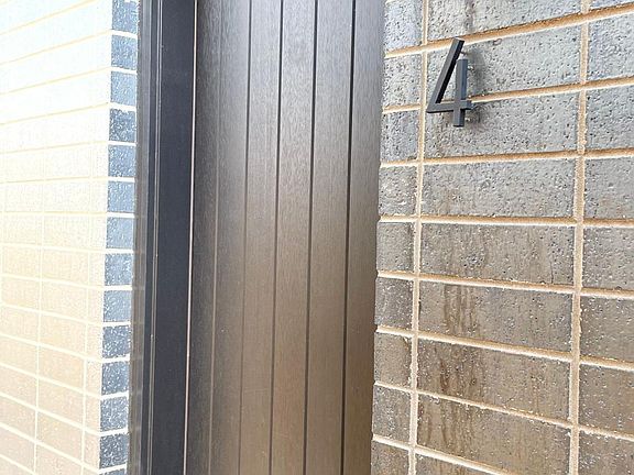 Front door of unit.