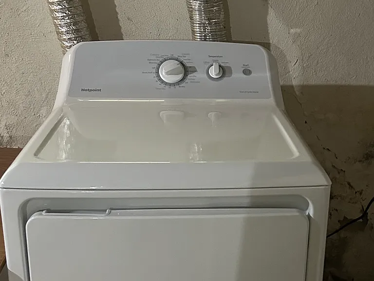Private dryer in shared basement