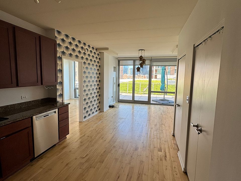 Open concept kitchen and living room