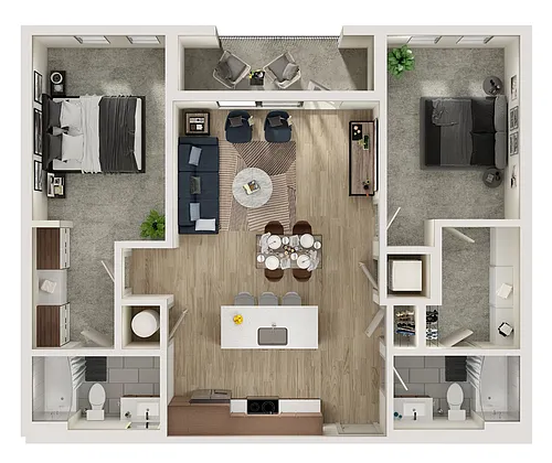 Floor plan B3