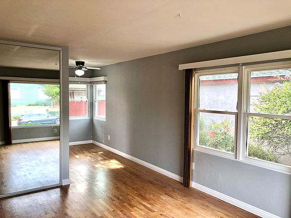 Dining space off living room