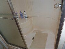 Nice sit down shower