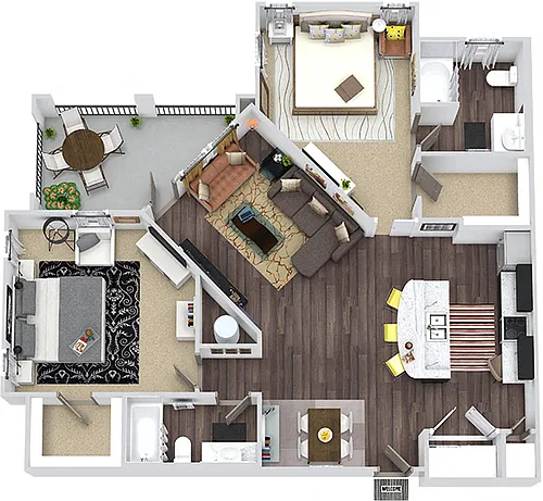 Floor plan The Driftwood