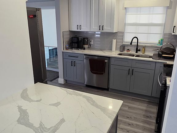 View of Kitchen from Living room