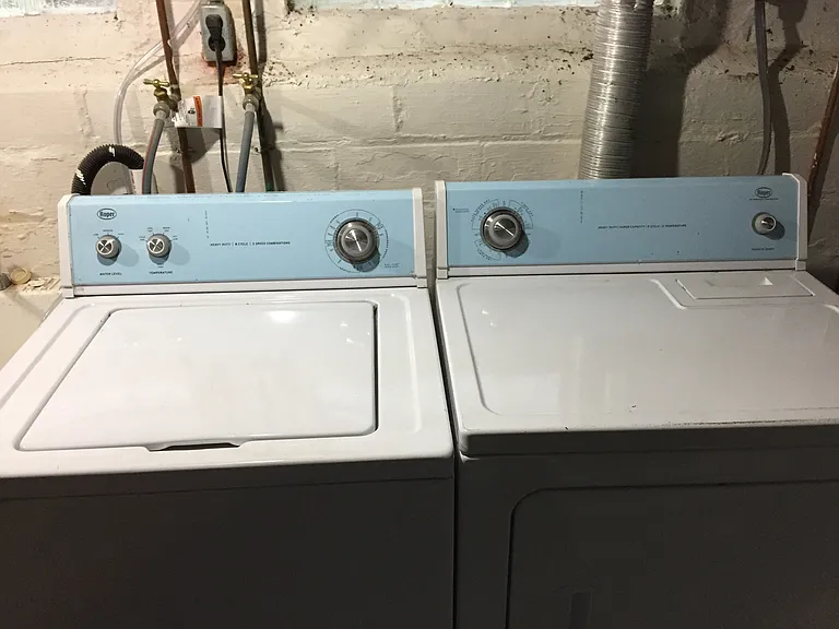 Shared Washer and Dryer in Basement