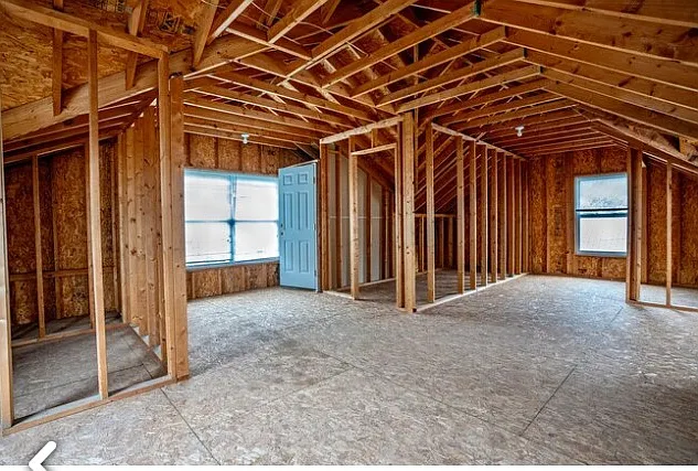 big storage behind of the granage