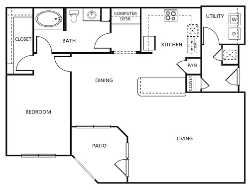 Floor plan A6D