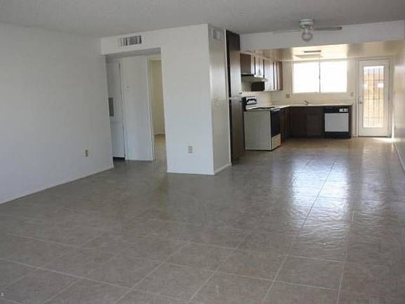 Kitchen and living area