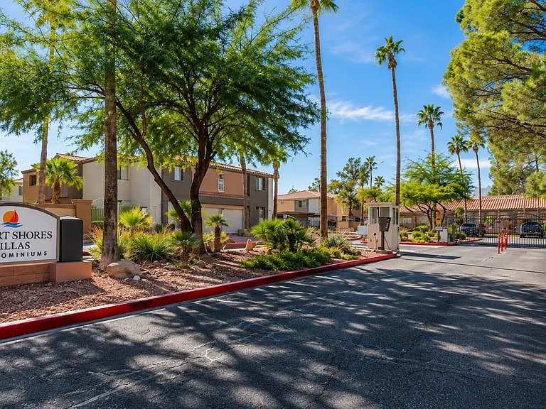 Welcome home to Desert Shores Villas, a gated community featuring lush landscaping, private amenities, and a peaceful resort-style atmosphere.