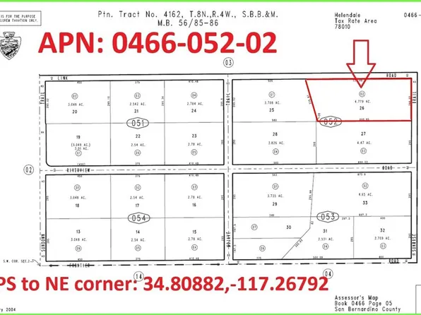 17900 Link Rd Lot 26, Helendale, CA 92342