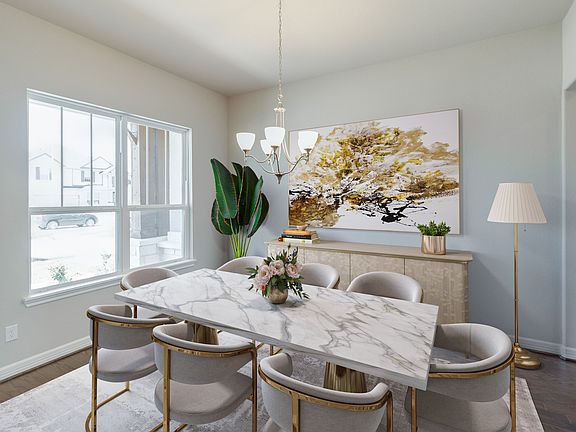 Dining Room. Note Sample product photo - actual exterior and interior selections may vary by homesi