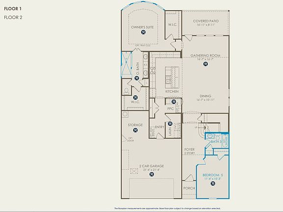 Lexington Floor Plan, Quick Move-In Home, Floor 1
