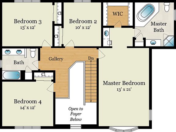 2nd Level Floor Plan