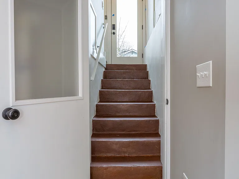 Apartment entry from back yard