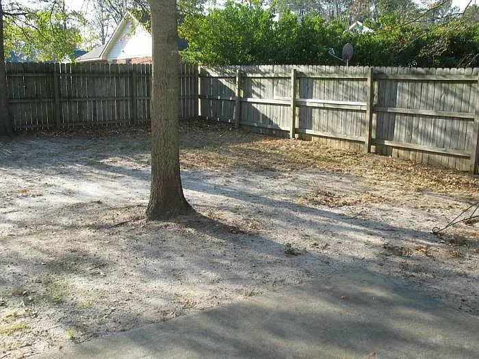 Fenced In Back Yard