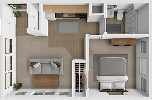 Floor plan The Oak
