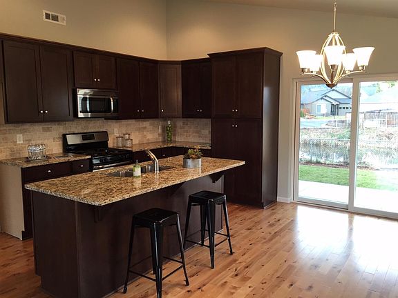 Open Kitchen to dining area and living room