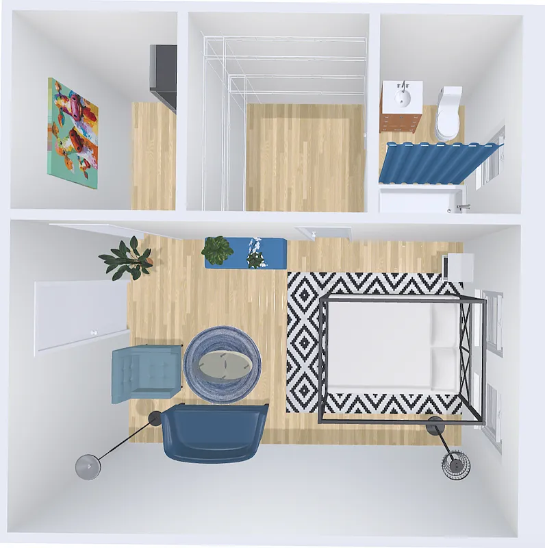 Floor plan studio 14