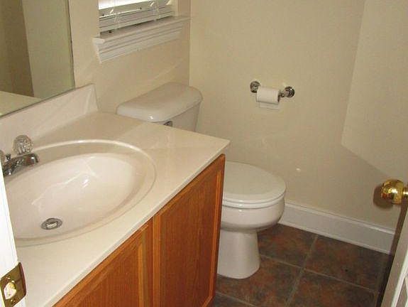 Bathroom off of kitchen area