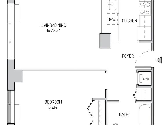 2nd image of 81 Fleet Pl APT 7T