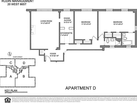 2nd image of 20 W 86th St #9D