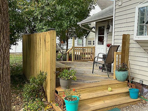 Deck redone waiting stain