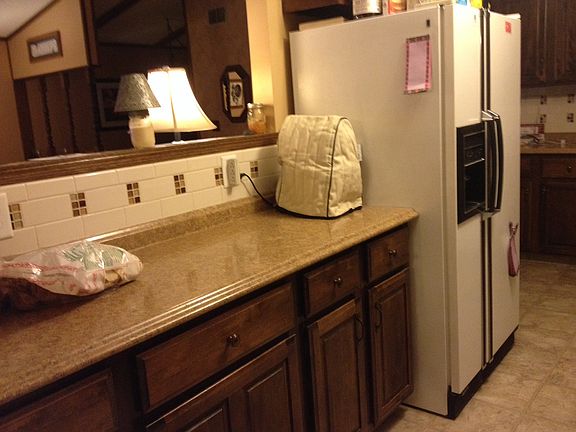 Kitchen-west wall