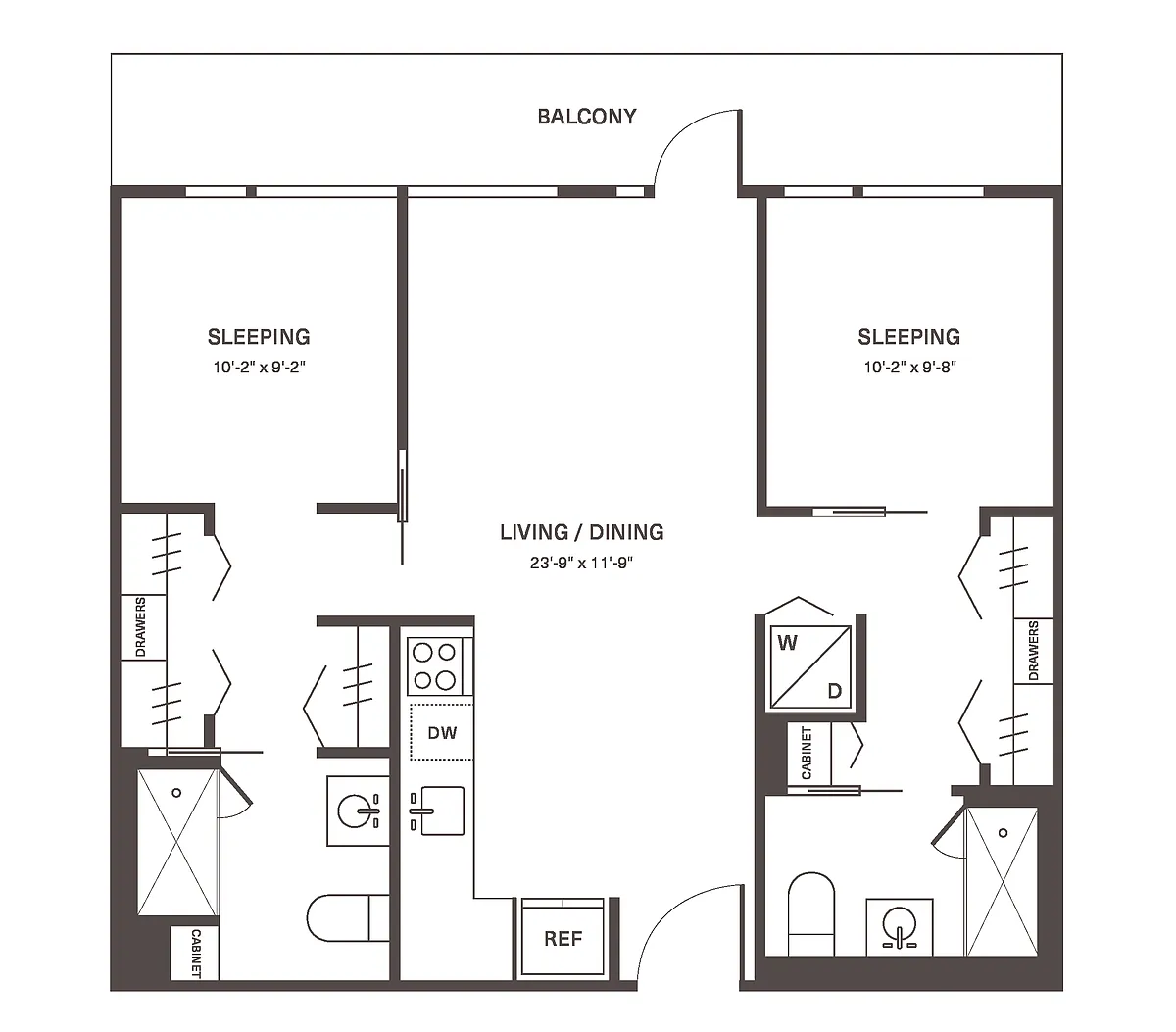 Floor plan L3B