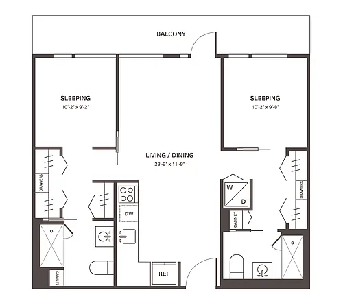 Floor plan L3B