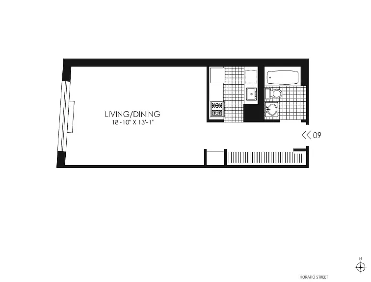 110 Horatio St #209 — Photo 12