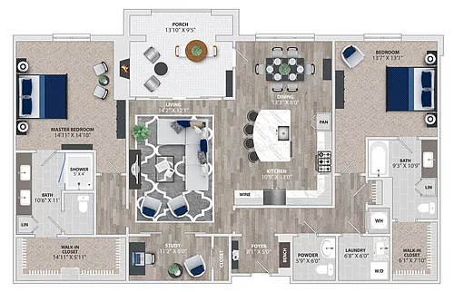 Floor plan B9