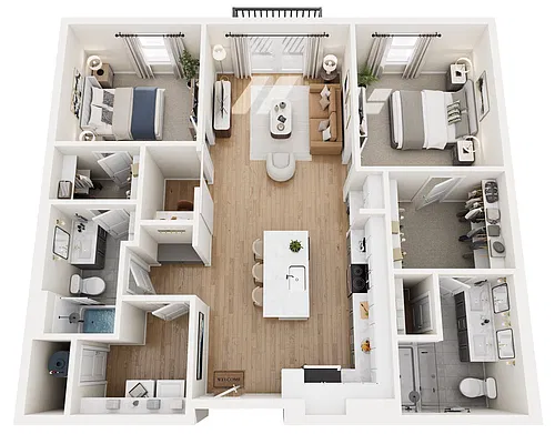 Floor plan 2B