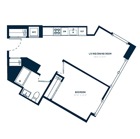 Floor plan 1T