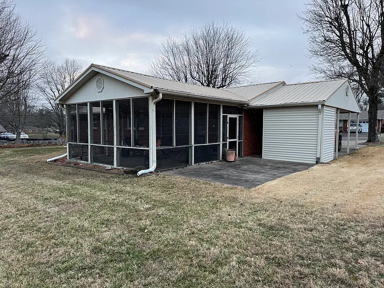 Patio and shed