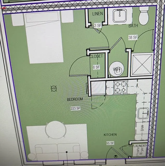 Floor plan Studio