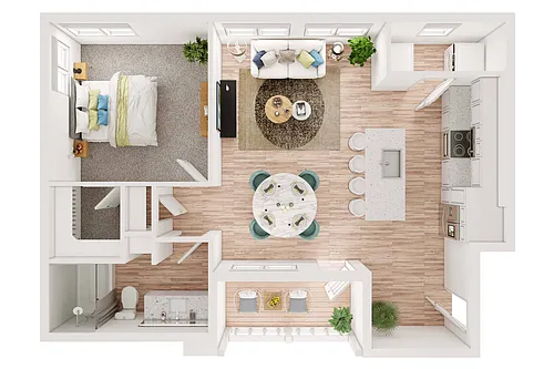 Floor plan A1-B