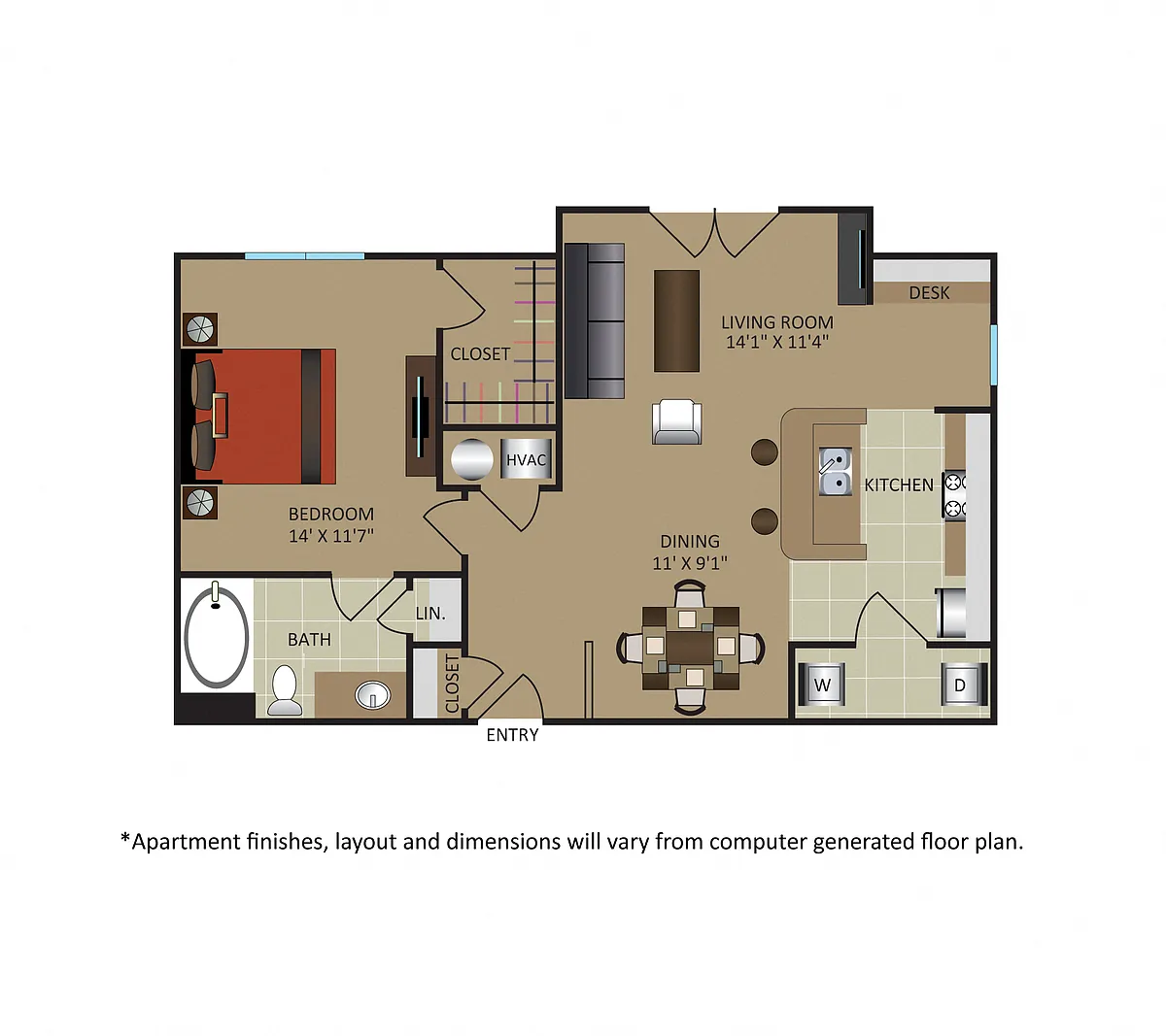 Floor plan A1-York