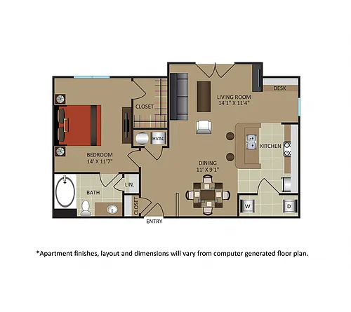 Floor plan A1-York