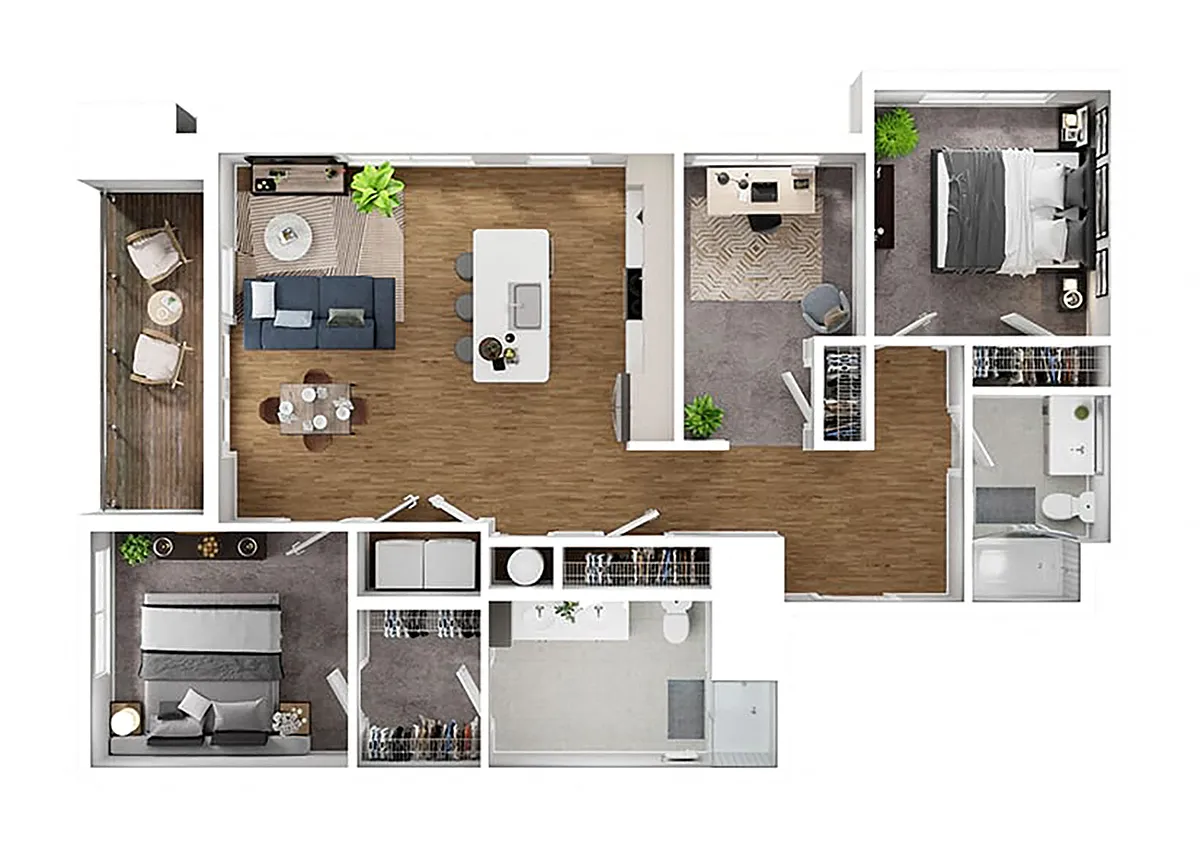Floor plan B8