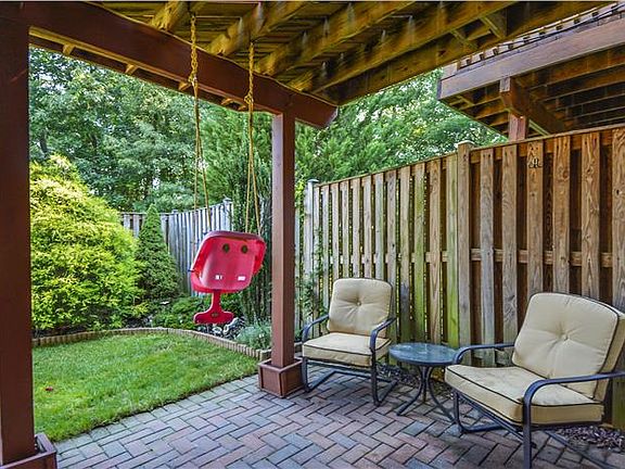 Brick patio & fenced yard