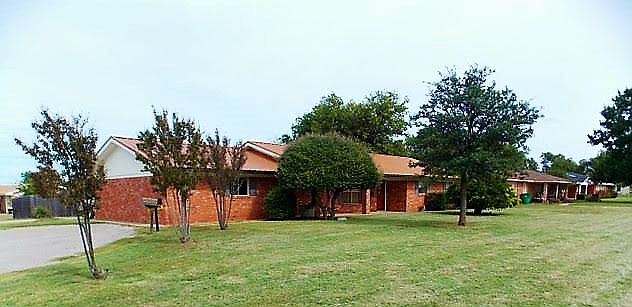Front view from the west